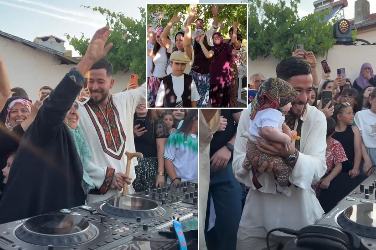 Dünyaca ünlü DJ Mahmut Orhan köyünde konser verdi