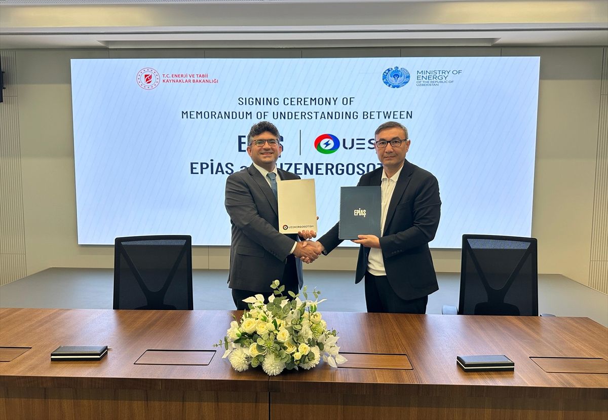 EPİAŞ, Özbekistan kamu elektrik tedarik şirketi ile mutabakat belgesi imzaladı