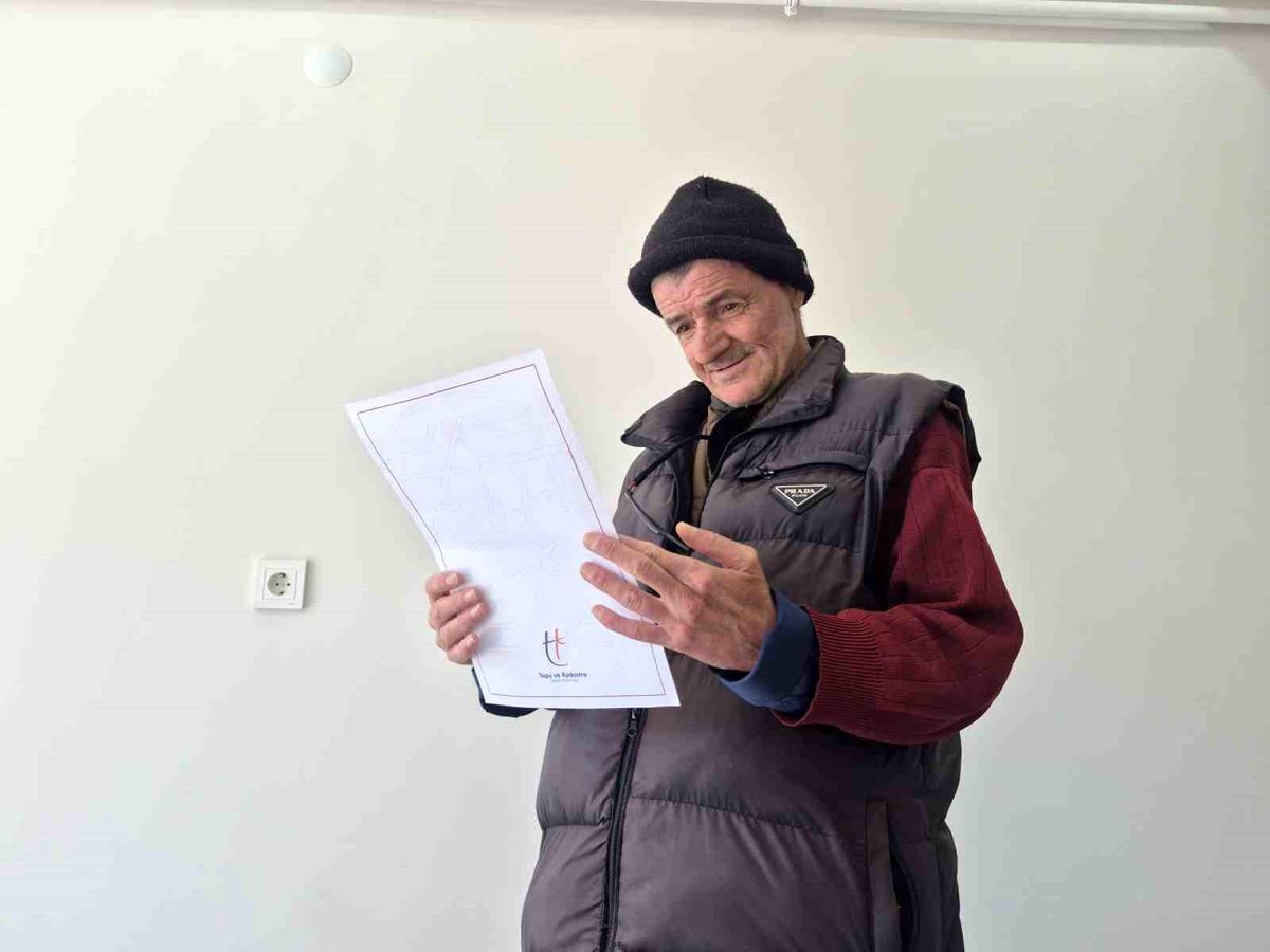 Evsiz kalan engelli vatandaş 6 aylık mücadelesinin ardından evine kavuştu