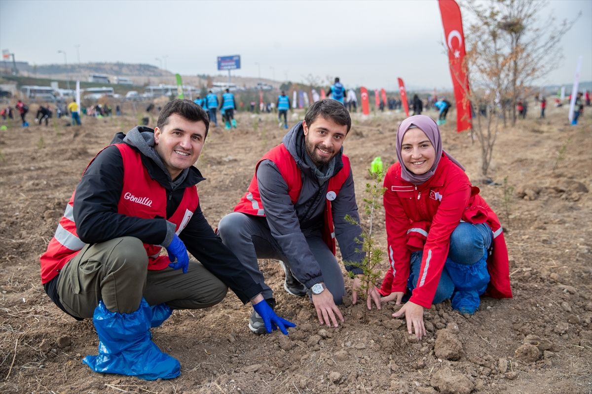 'Hastaya Kan, Ormana Can' projesiyle 4,7 milyon fidan toprakla buluştu