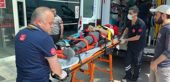 Karabük'te iskeleden düşen işçi yaralandı