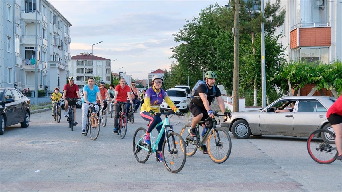Kırklareli'nde bisiklet turu düzenlendi