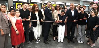 Mersin'de özel gereksinimli çocukların geri dönüşümle yaptığı eserler sergilendi