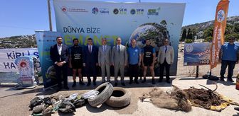 Bodrum'da hayalet ağ temizliği ve 25 bin yavru levrek salımı