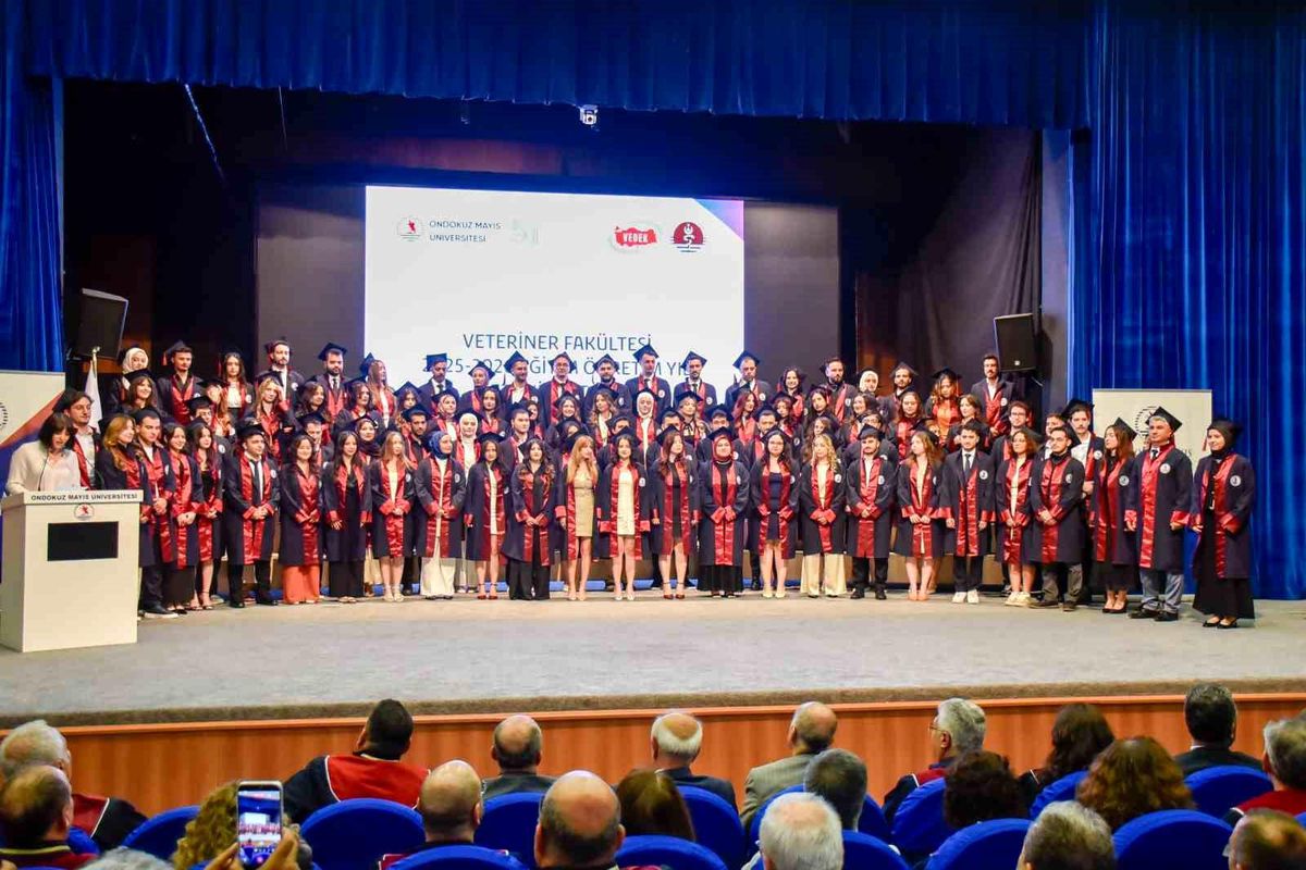 OMÜ'de 2026'nın ilk mezunları Veteriner Fakültesi'nden