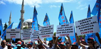 Sendikadan İBB'ye taşeron işçi hakları protestosu