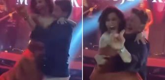 Taşacak Bu Deniz eğlencesinde Naz Sayıner ile Erdem Şanlı'nın samimi görüntüleri! Peş peşe hamleler geldi