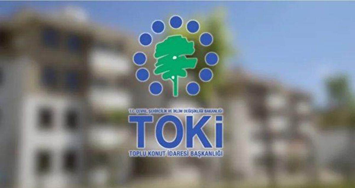 TOKİ tarafından inşa edilen konut projesi şantiyesi