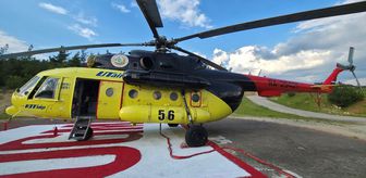 Yangın söndürme helikopteri Karabük'te göreve başladı