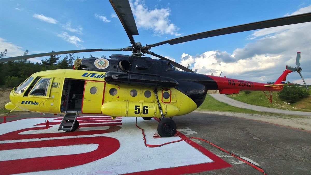 Yangın söndürme helikopteri Karabük'te göreve başladı