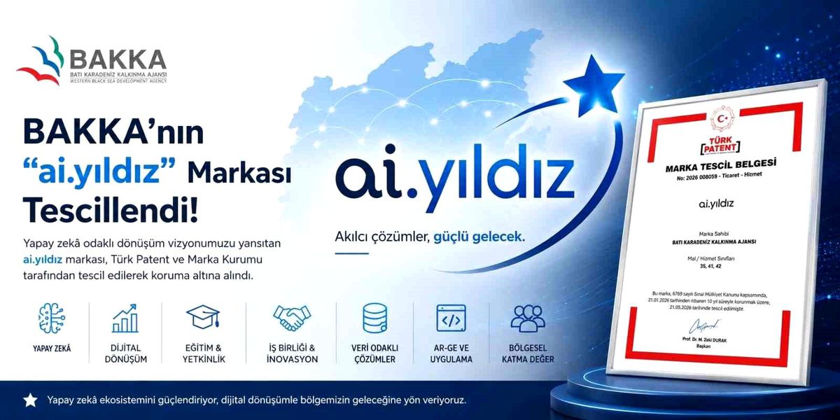 BAKKA'nın 'ai.yıldız' markası Türk Patent ve Marka Kurumu tarafından tescil edildi