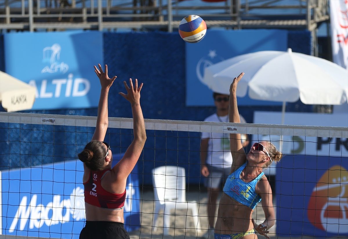 CEV Plaj Voleybolu Milletler Kupası Türkiye etabı, Alanya'da başladı