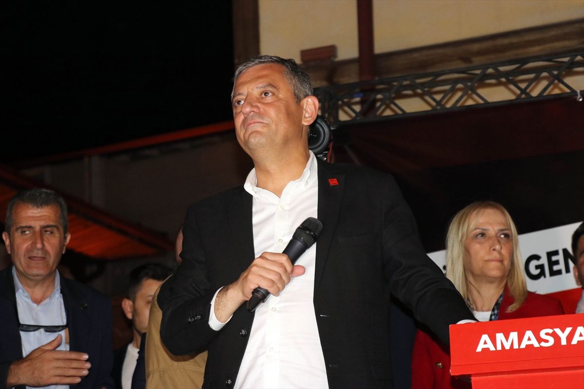 CHP TBMM Grup Başkanı Özel, Amasya'da konuştu Açıklaması