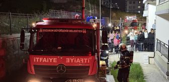 Erzurum'da bir binada çıkan yangında diyaliz hastası kadın hayatını kaybetti
