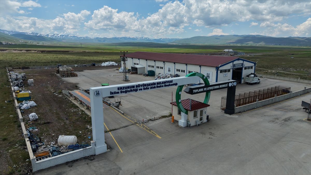 Erzurum'da günlük 600 ton atık ekonomiye kazandırılıyor