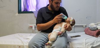 50 günlük bebek İsrail saldırısında annesini kaybetti, bacağı ampute edildi