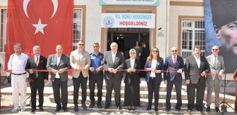 Gümüşhacıköy Halk Eğitimi Merkezi Yıl Sonu sergisi açıldı