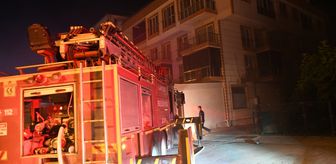 Lapseki'de apartmanda çıkan dumandan 5 kişi etkilendi