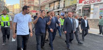 Mardin Valisi Akkoyun, yol yapım çalışmalarını inceledi
