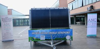 Meslek liseliler mobil solar enerji istasyonu geliştirdi