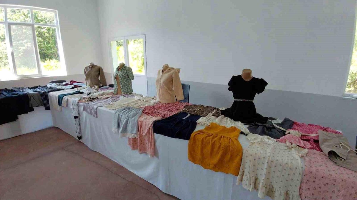Mudurnu'da kadınların el emeği göz nuru el sanatları sergisinden detaylar.
