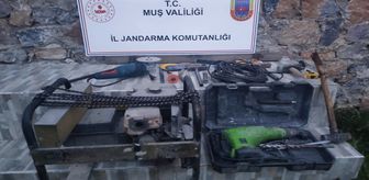 Muş'ta kaçak kazı yapan 3 zanlı gözaltına alındı