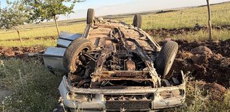 Şanlıurfa'da şarampole devrilen otomobildeki 3 kişi yaralandı