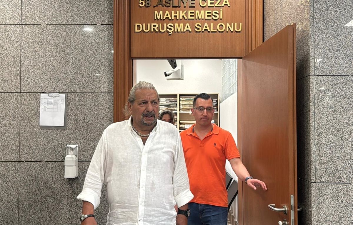 Erman Toroğlu'nun mahkeme salonunda olduğu ima edilen bir görsel.