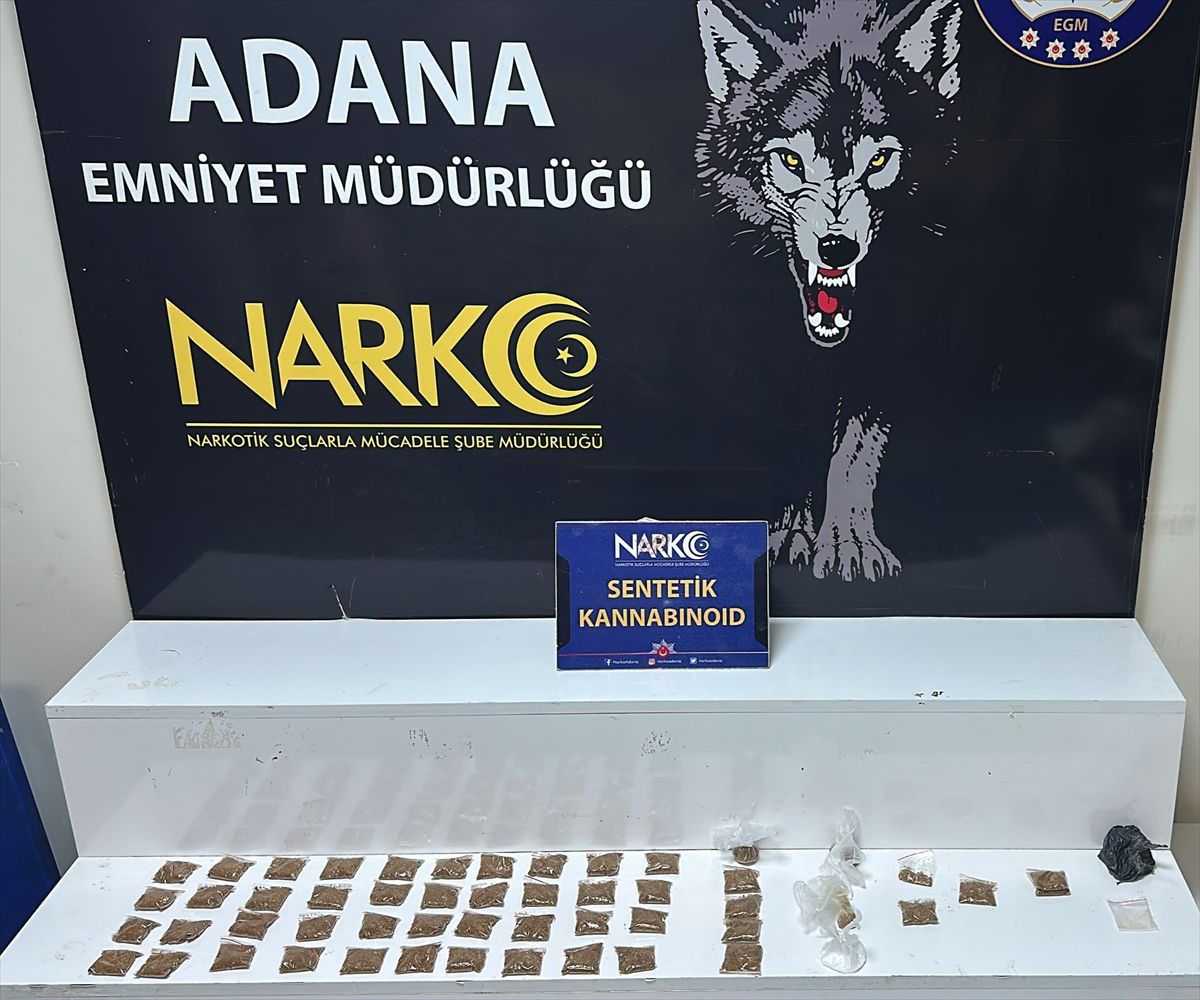 Adana'da uyuşturucu operasyonunda yakalanan 4 zanlı tutuklandı