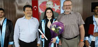 Akdeniz Üniversitesi'nde otomotiv bölümündeki tek kız öğrenci mezun oldu