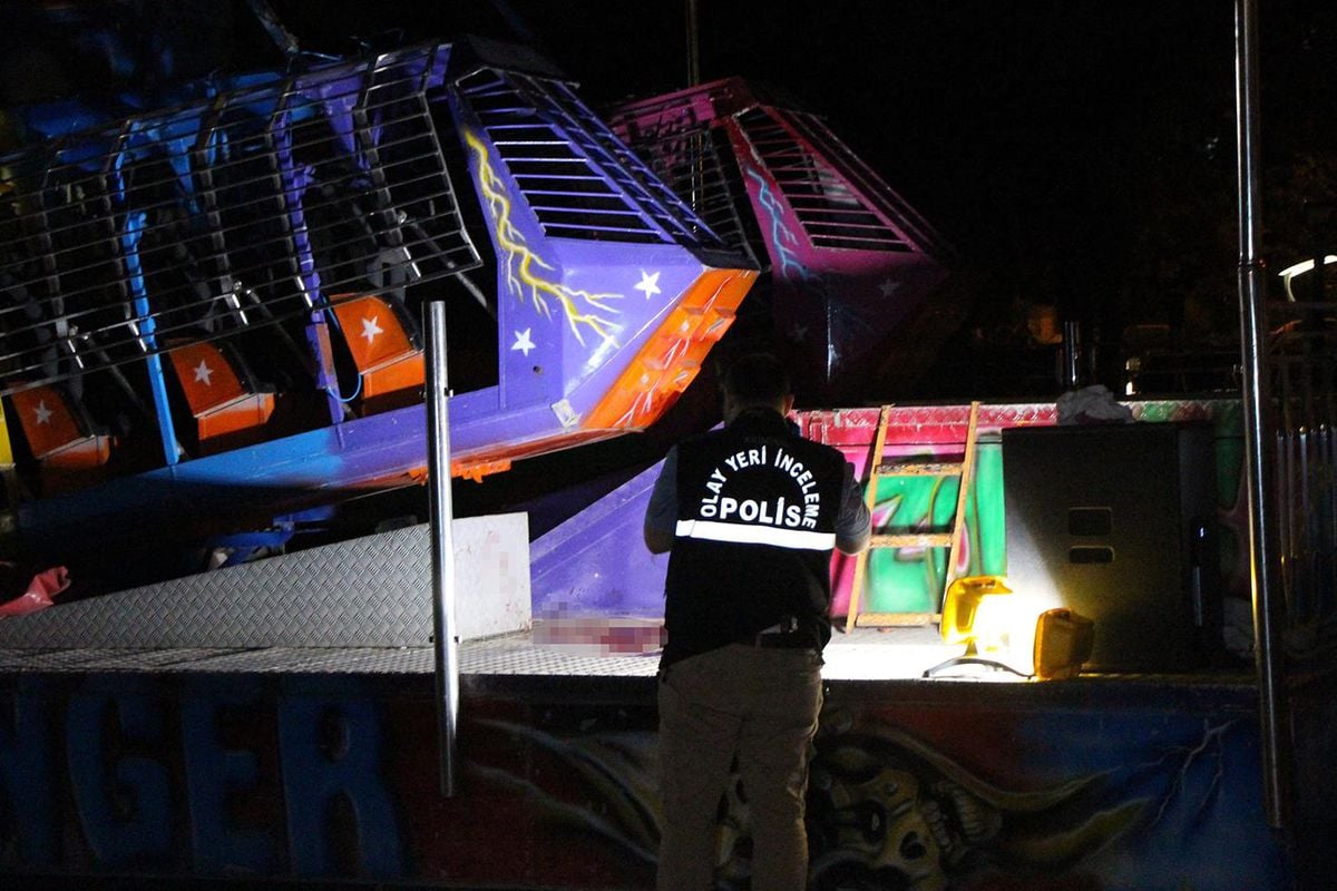 Amasya'da bir lunaparkta meydana gelen kazada hayatını kaybeden genç işçi Burak Kırıkçı