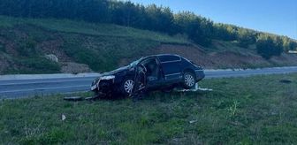 Ardahan'da devrilen otomobilin sürücüsü öldü