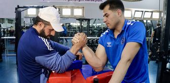 Avrupa şampiyonu milli bilek güreşçinin 'dünya kürsüsü' hedefi