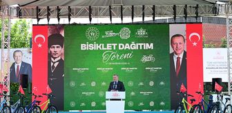 Bakan Bak: Bisikletlerle çevre ve spor bilinci aşılanıyor