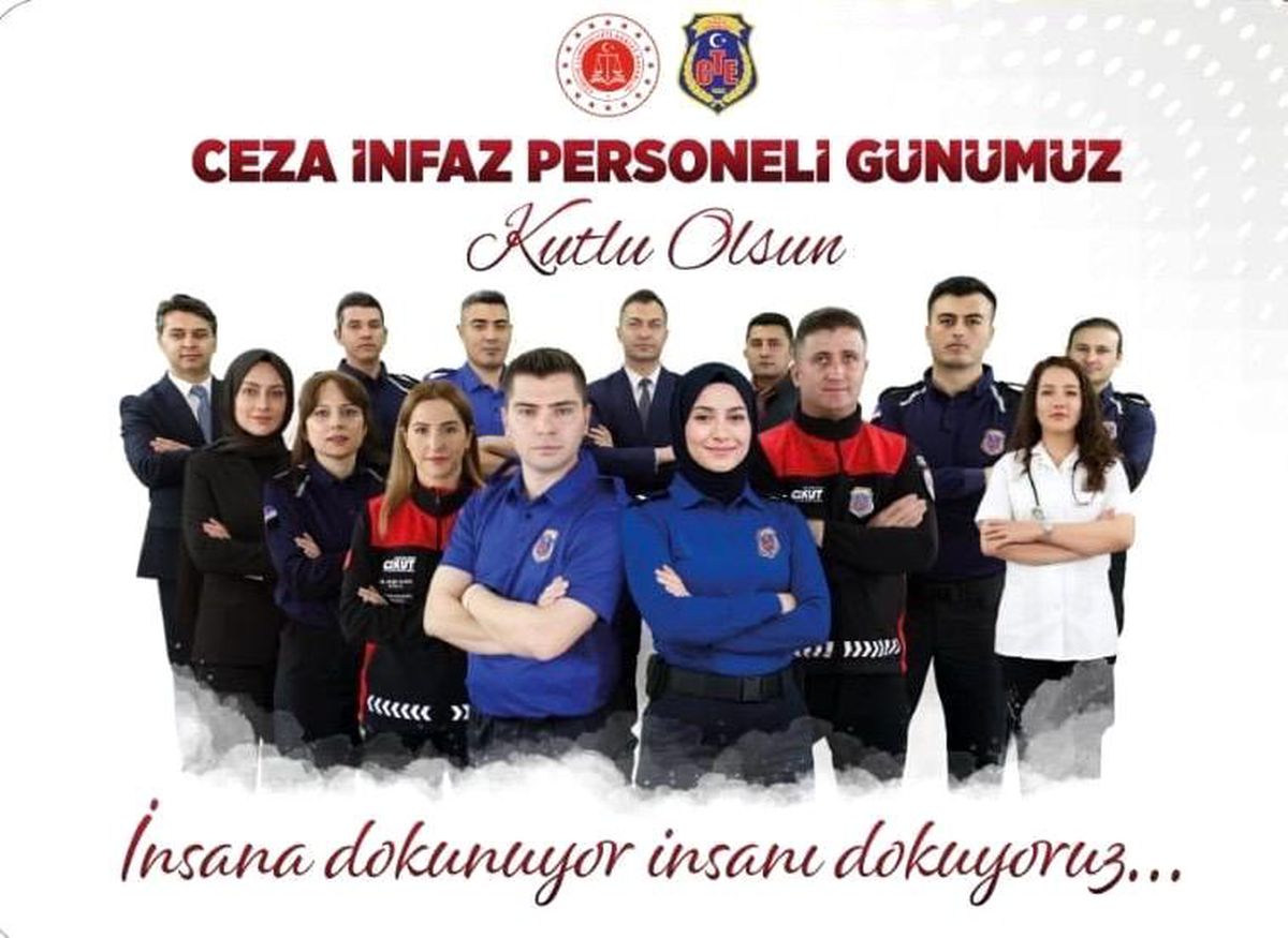 Bakanlıktan cezaevi personeline vefa afişi