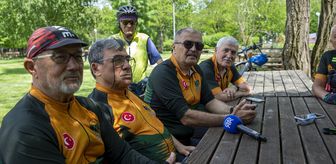 Bolu'da emekli bisiklet tutkunları pedallarını sağlıklı yaşam için çeviriyor