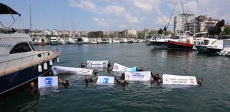 Çanakkale'de deniz temizliği yapıldı