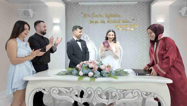 Çorum'da nikah salonlarında 