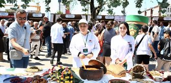 Giresun'un 'yeşil lezzetleri' gastronomi festivalinde tanıtıldı