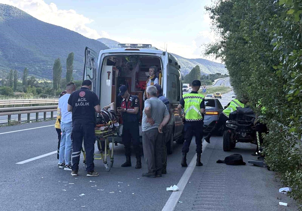 Kastamonu'da ATV kazası: 1 yaralı