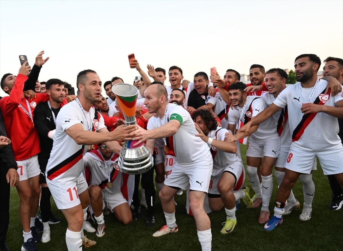 KKTC A Milli Futbol Takımı, CONIFA Turnuvası'nda Avrupa şampiyonu oldu
