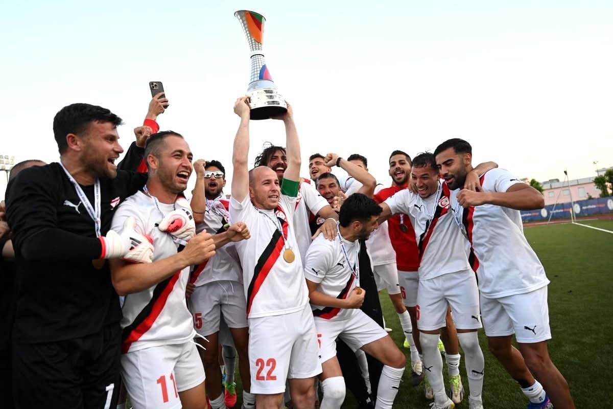 KKTC Milli Futbol Takımı, Padania'yı 6-1 yenerek CONIFA Avrupa şampiyonu oldu