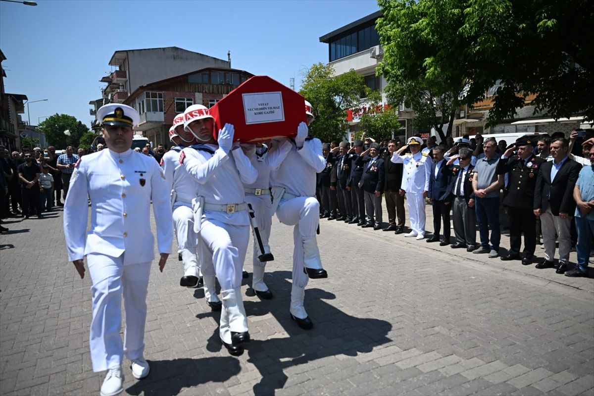 Kocaeli'de vefat eden Kore gazisi son yolculuğuna uğurlandı