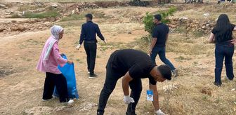 Mardin'de 5 Haziran Dünya Çevre Günü dolayısıyla çevre temizliği yapıldı