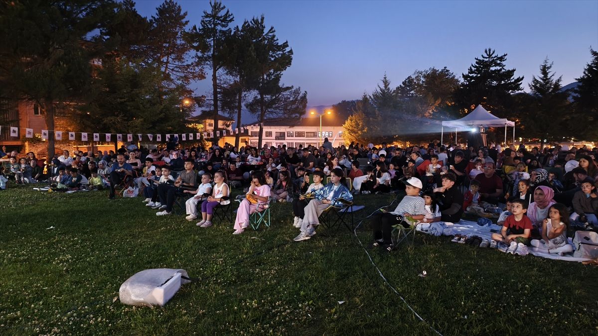 Safranbolu'da 'Açık Hava Sinema Geceleri' etkinliği yapıldı