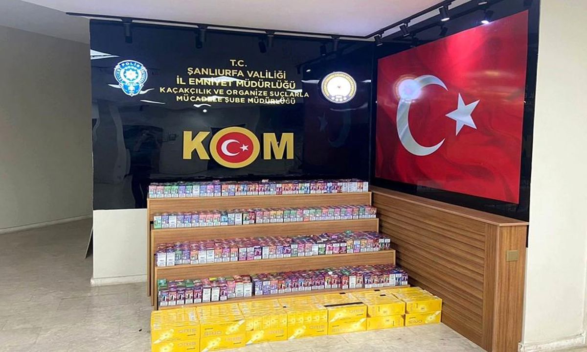 Şanlıurfa'da sigara kaçakçılığı operasyonu: 1 tutuklama