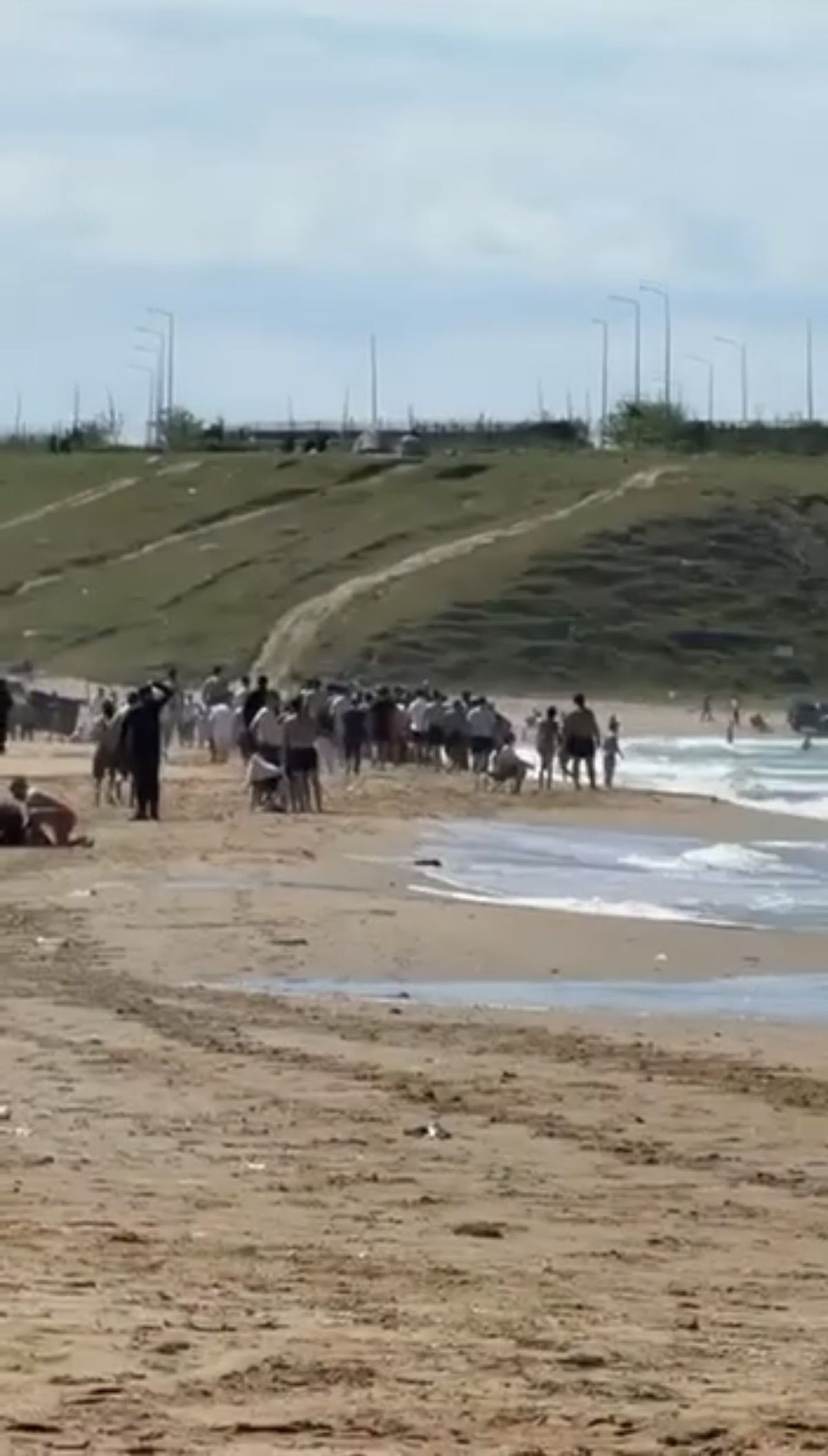 Sarıyer'de cankurtaran bulunmayan halk plajında yaşanan üzücü olay.