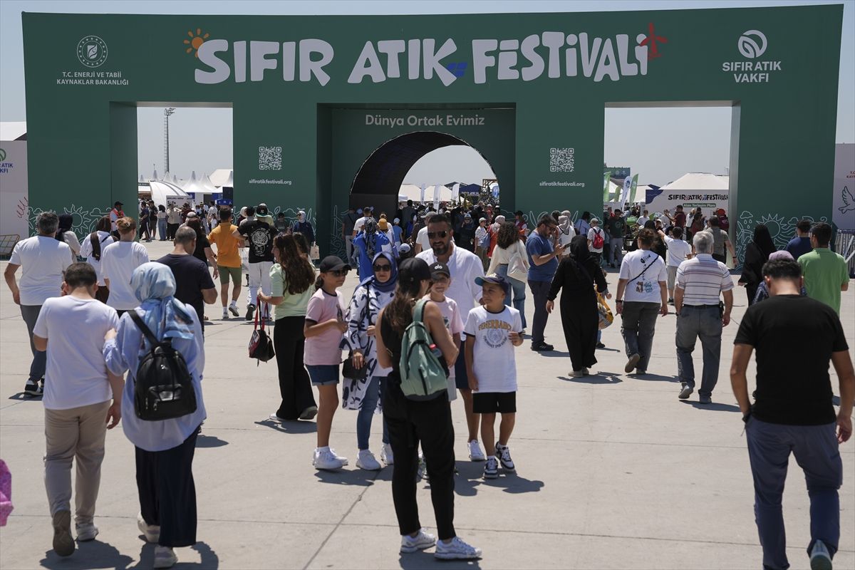 Sıfır Atık Festivali'ne üçüncü gününde yoğun ilgi sürüyor