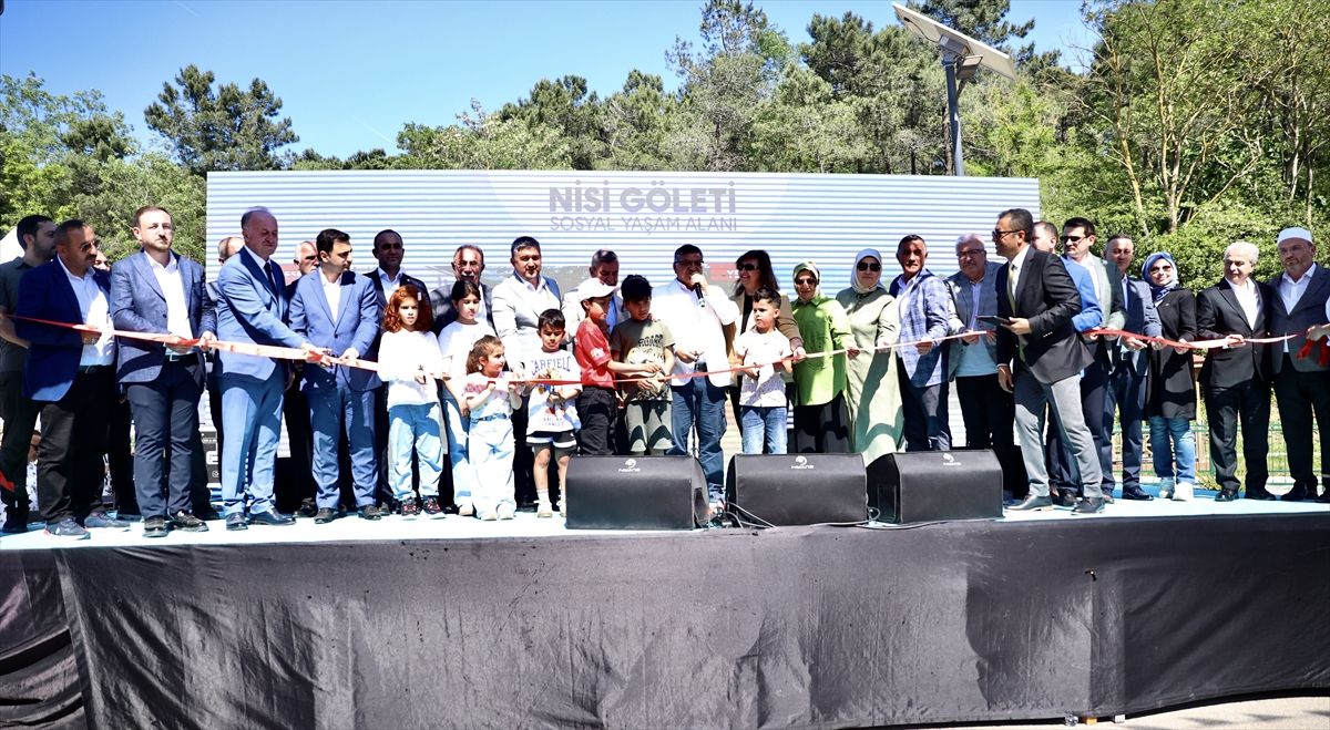 Sinop'ta 150 bin metrekare alana sahip Nisi Göleti Sosyal Yaşam Alanı hizmete açıldı