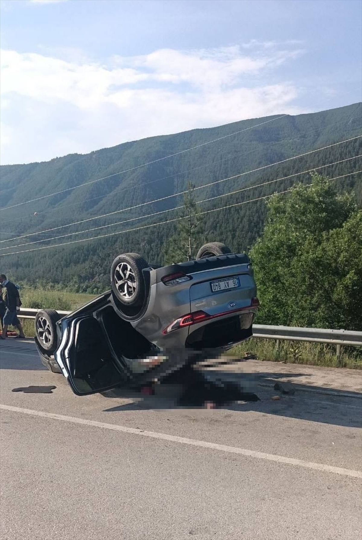 Tokat'ta devrilen cipteki 1 kişi öldü, 5 kişi yaralandı